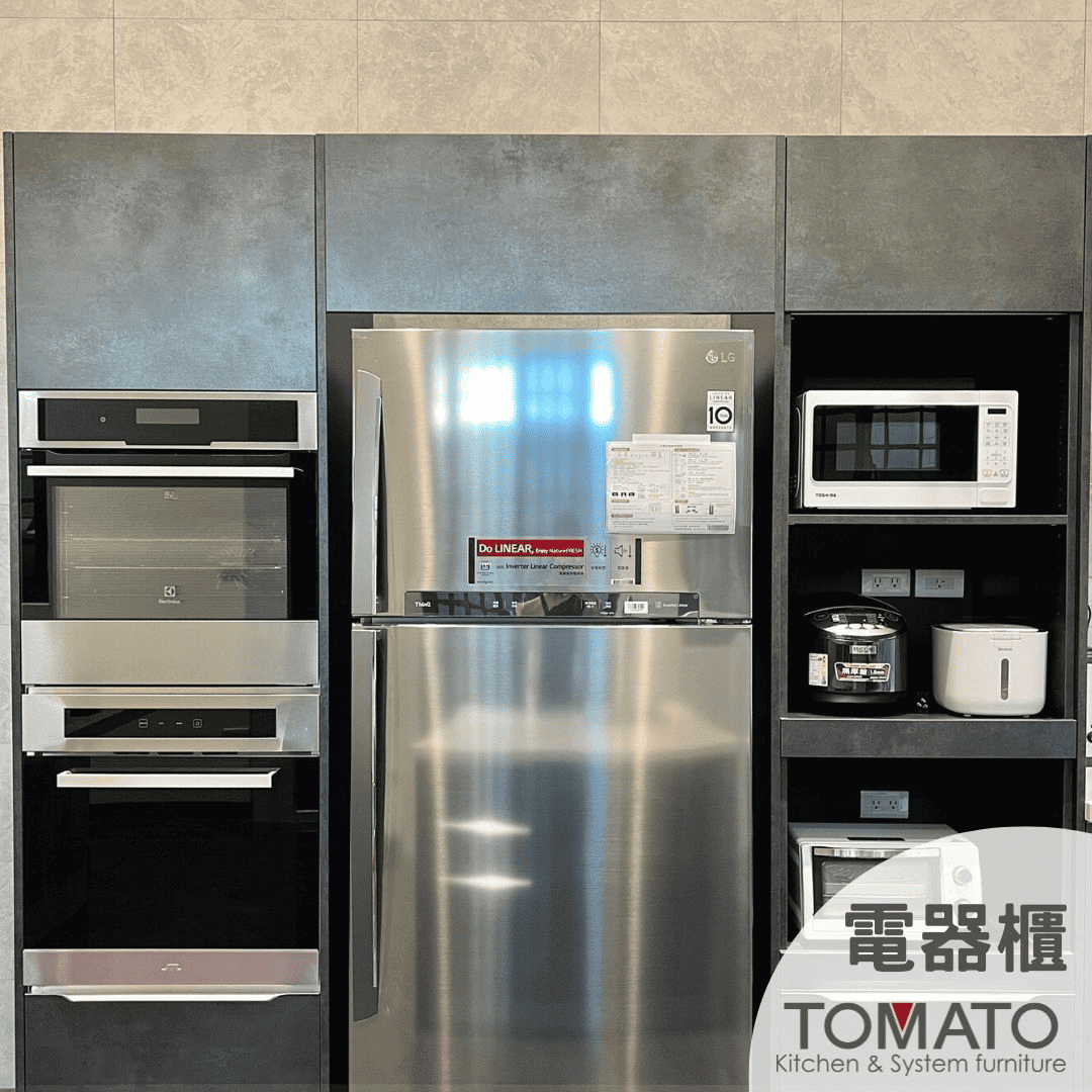 餐邊櫃系統櫃設計靈感包！高矮櫃、上下櫃尺寸教學，餐廳收納空間放大術 - 蕃茄廚具