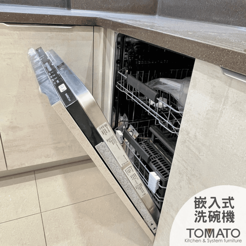 嵌入式家電櫃示意圖由蕃茄廚具 系統傢俱提供