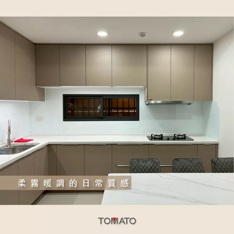 奶油風廚具